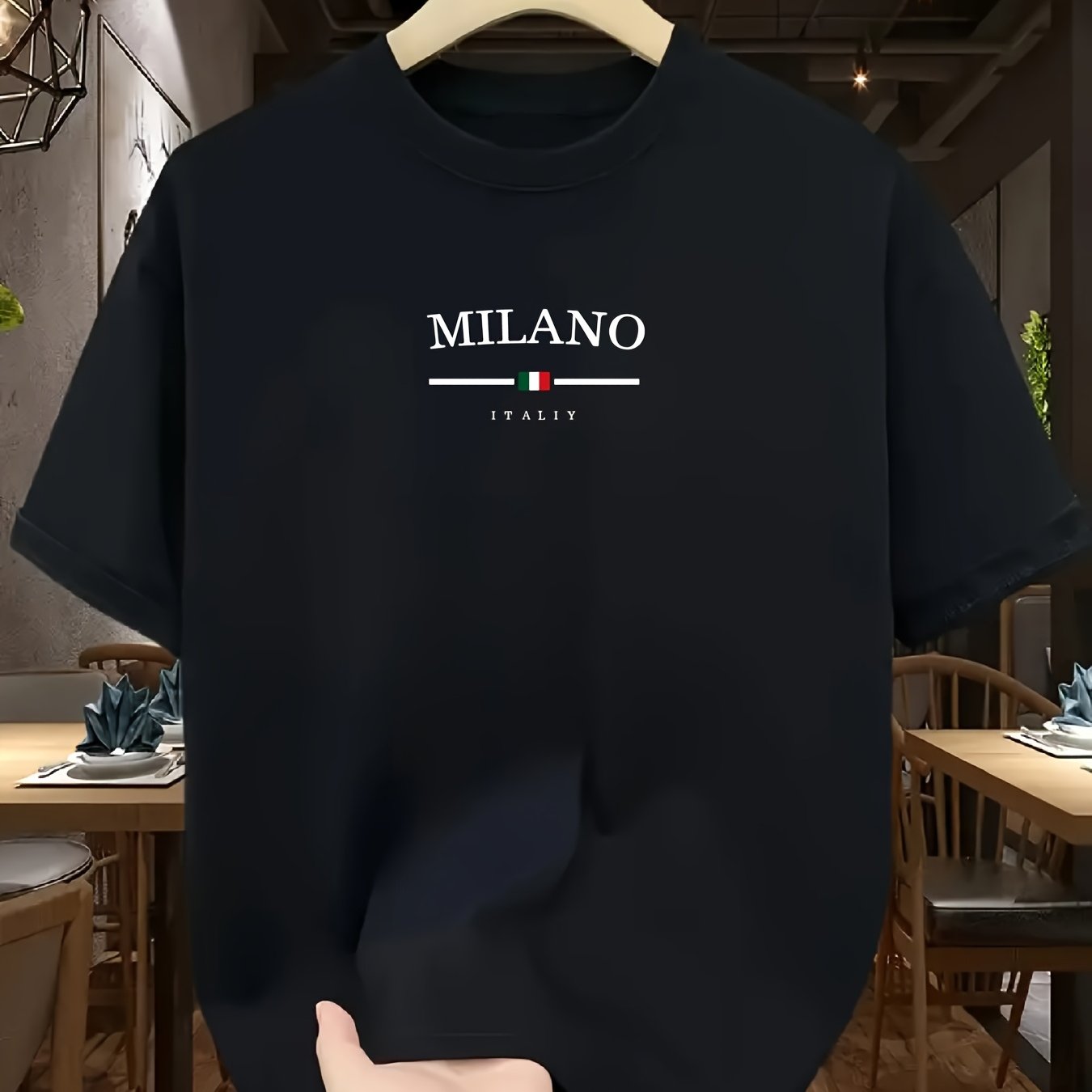 Street Fashion Milan - Męska koszulka S-5XL, 100% czysta bawełna,