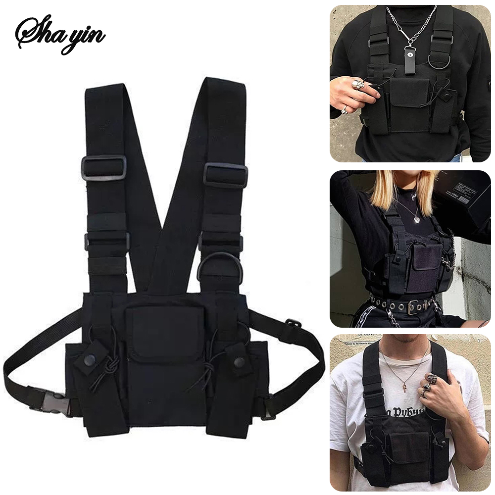 Street Fashion Baggy - Funkcjonalna Taktyczna Torba na Klatkę Piersiową