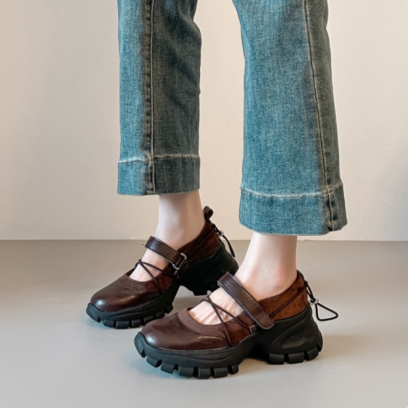 Street Fashion Women - Nowe Retro Baletki Mary Jane Modne