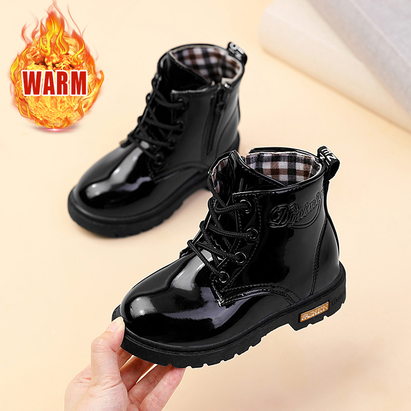Street Fashion Boy - 2025 Nowe zimowe buty dziecięce PU