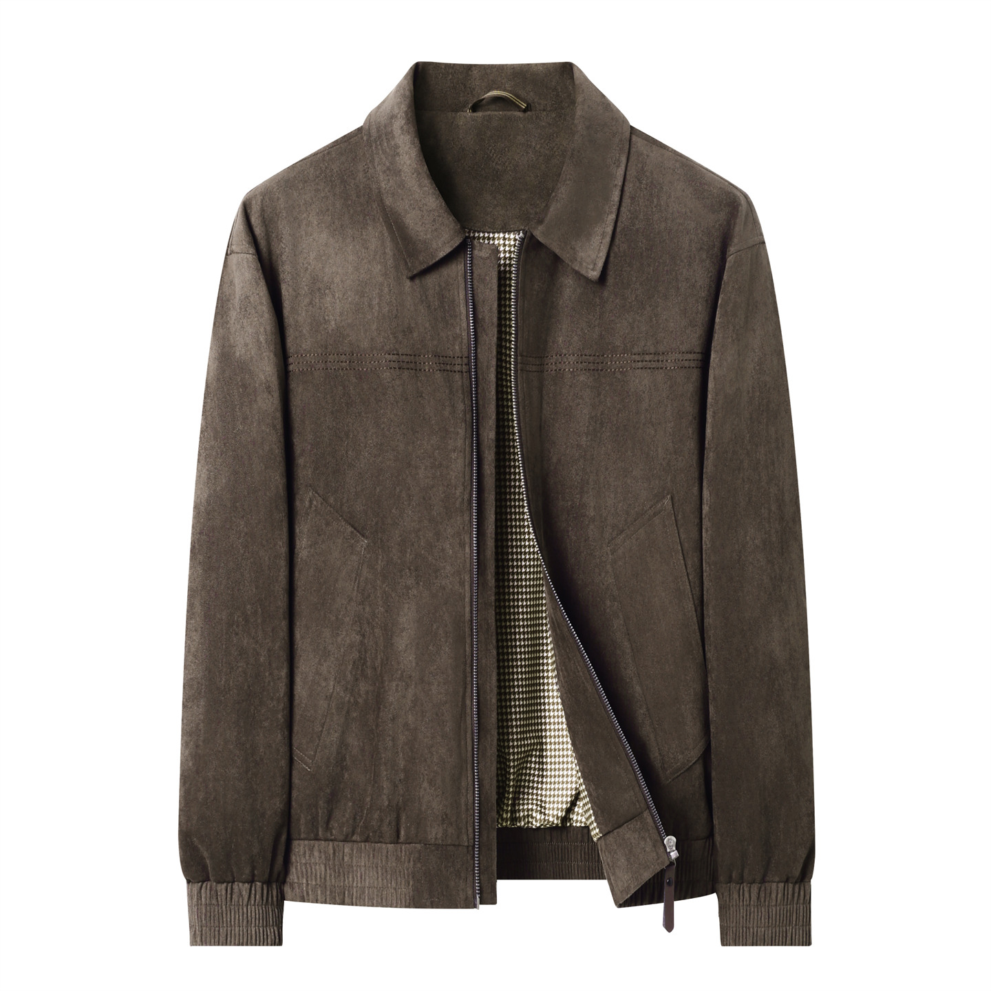 Coach Jacket Bomber - Męska Krótka Kurtka Boxy Minimalistyczna z