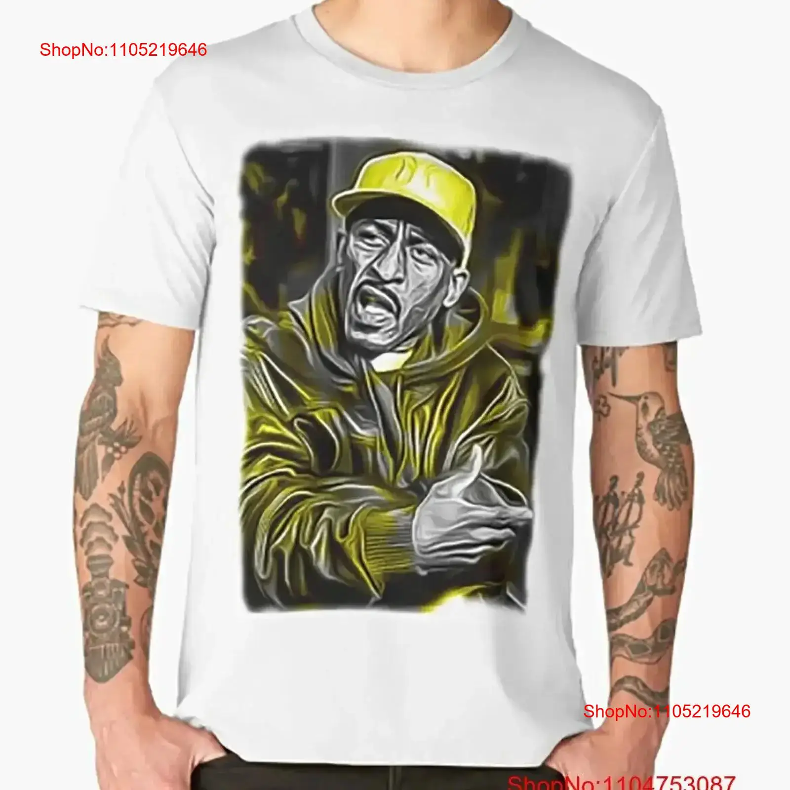 Street Fashion Baggy - Koszulka Rakim, rap, klasyczny rap, hip