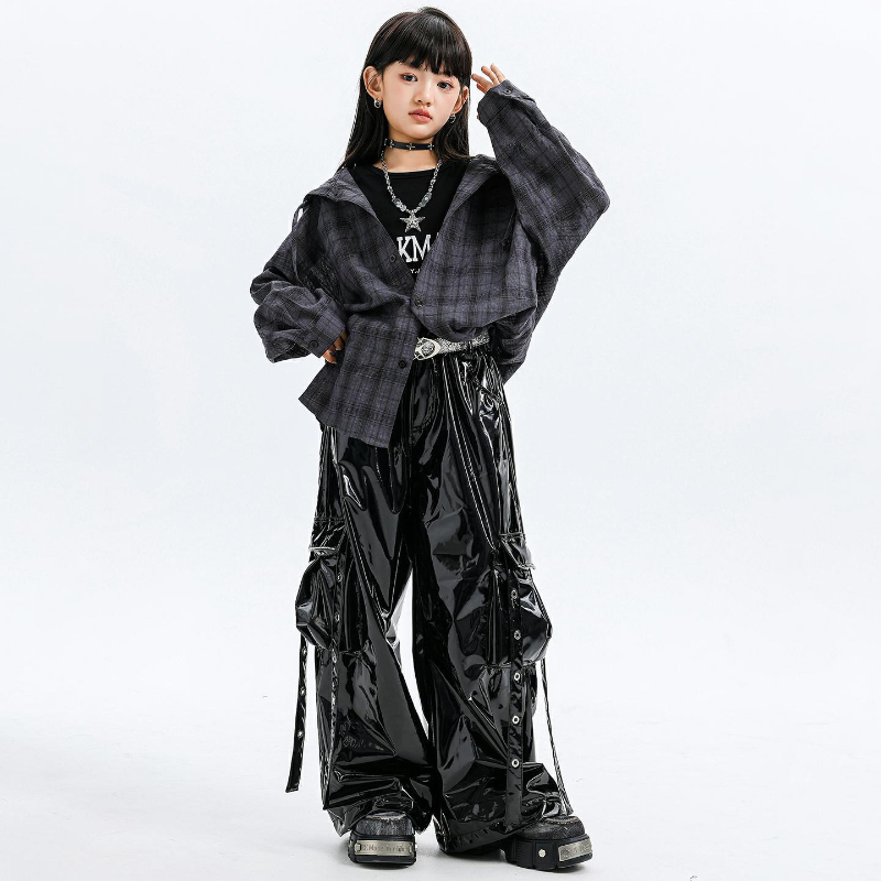 Street Fashion Kpop - Stroje do jazzu dla dziewcząt, koszula