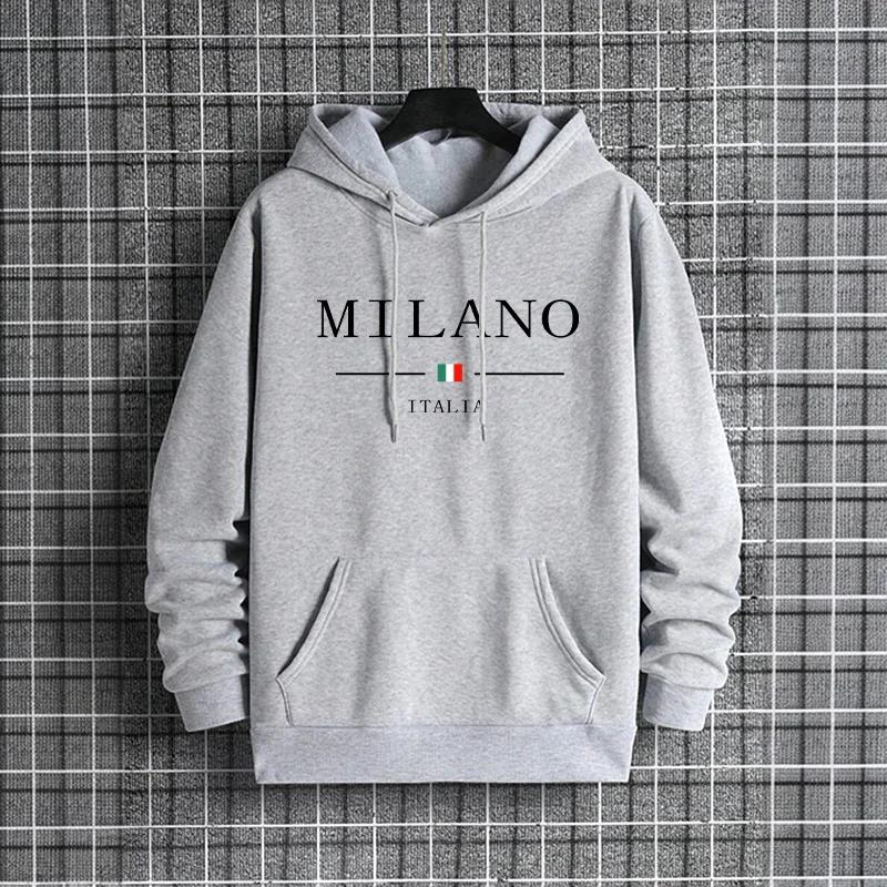 Street Fashion Of Milan - Włochy Mediolan Moda Męskie Bluzy z
