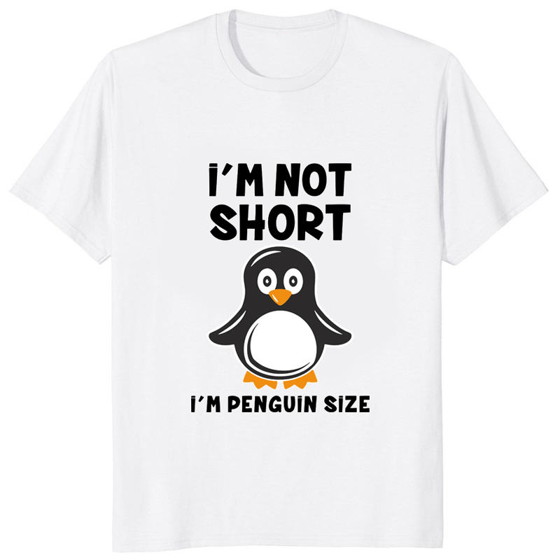 Street Fashion Baggy - T-shirt z zabawnym nadrukiem w rozmiarze