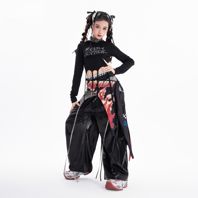 Zestawy ubrań do hip hopu dla  – Street Fashion Kpop recenzja i cena