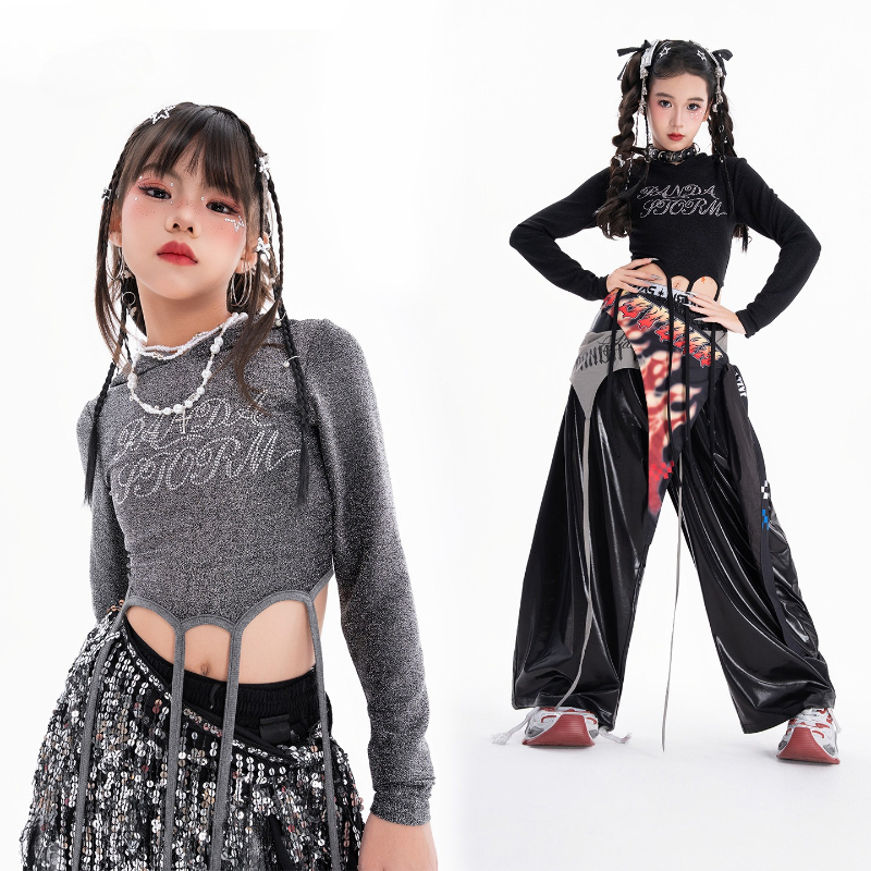 Zestawy ubrań do hip hopu dla  – Street Fashion Kpop recenzja i cena