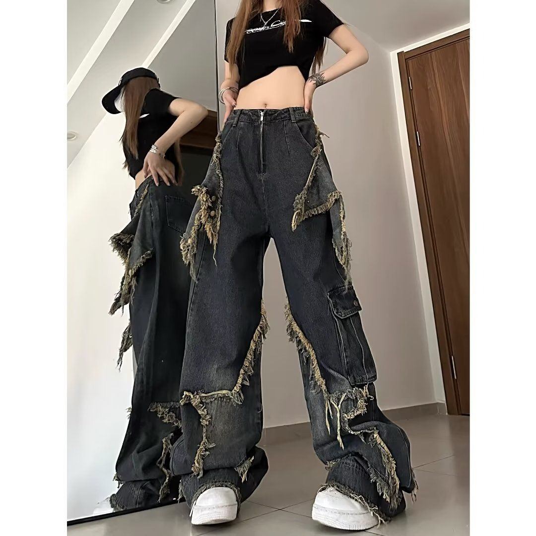 Spodnie dżinsowe w stylu chic  – Street Fashion Trend 2025 recenzja i cena