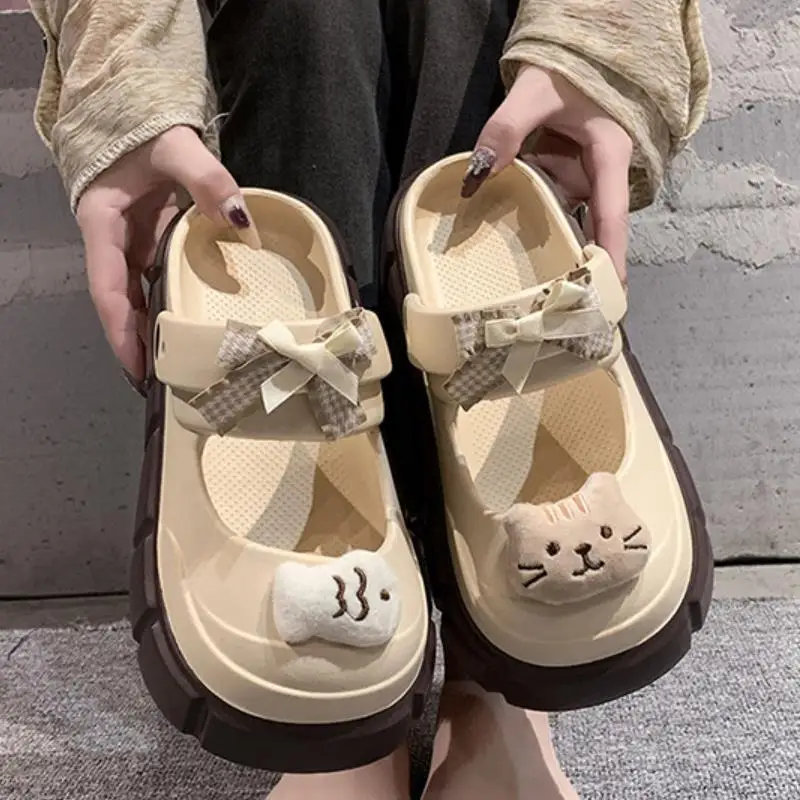 Nowe Urocze DIY Klapki Damskie – Street Fashion Korean recenzja i cena