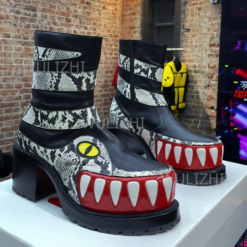 Męskie buty z motywem leoparda – Street Fashion Graffiti recenzja i cena