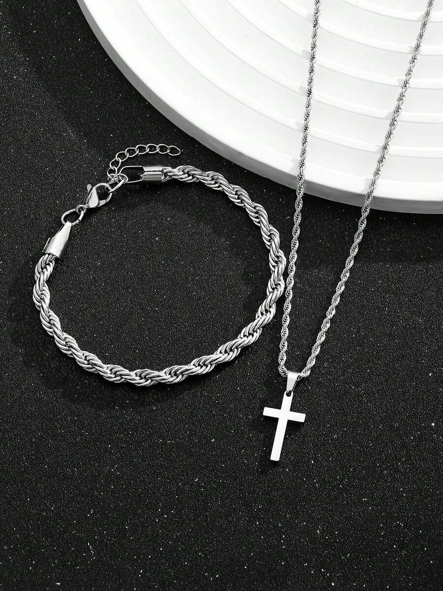 1 zestaw naszyjnika i bransole – Street Fashion Necklace recenzja i cena
