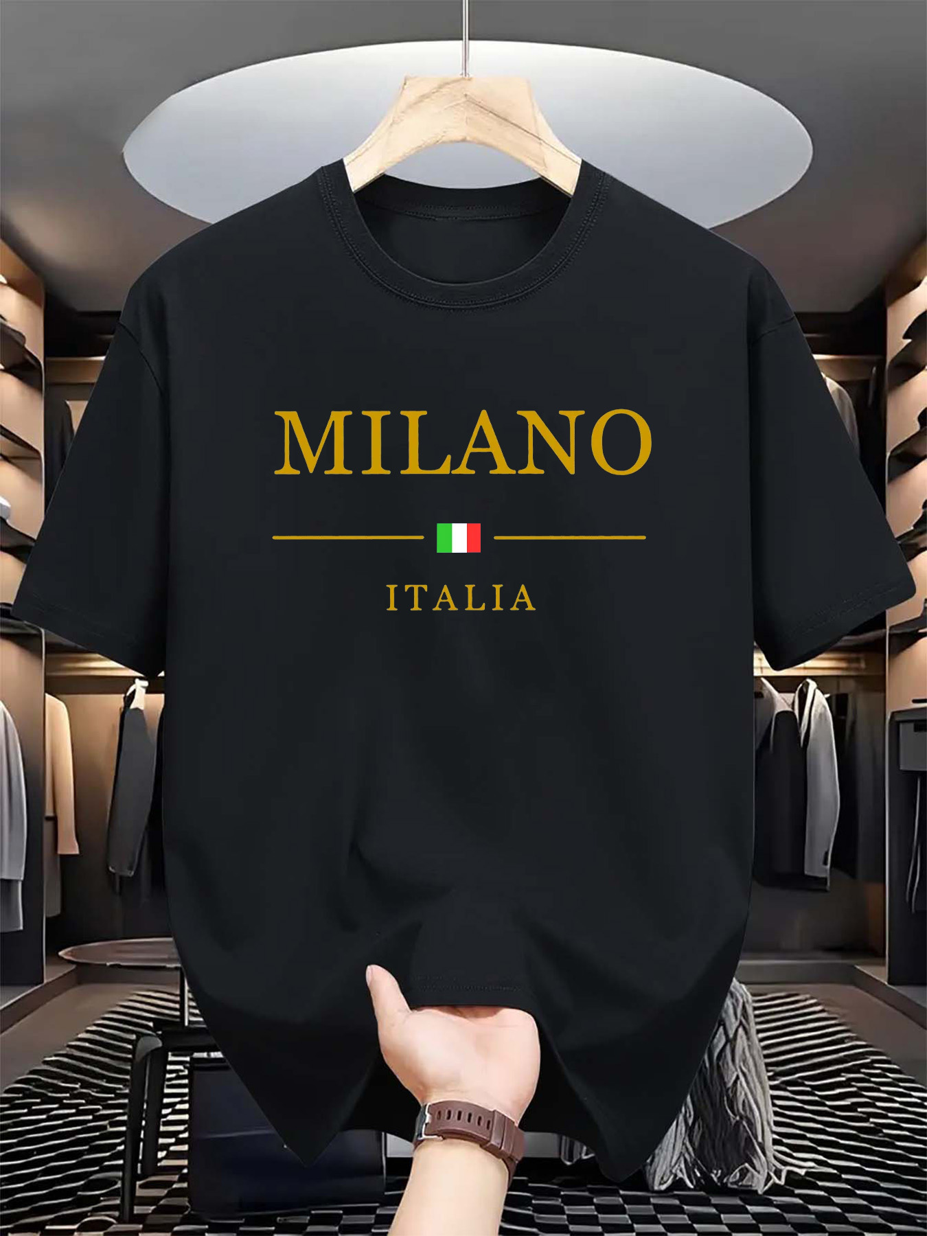 T-shirt z nadrukiem włoskiego  – Street Fashion Of Milan recenzja i cena