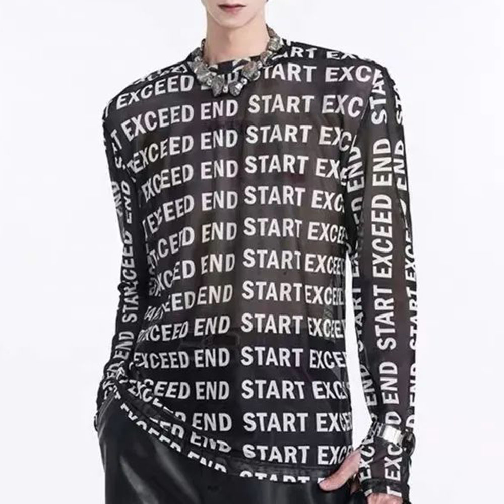 Męskie topy modne litery nadru – Street Fashion For Boy recenzja i cena