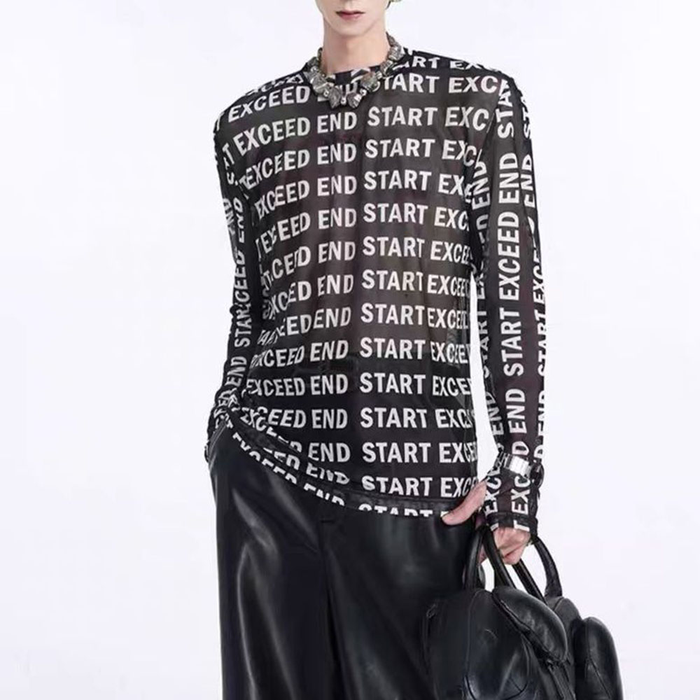 Męskie topy modne litery nadru – Street Fashion For Boy recenzja i cena