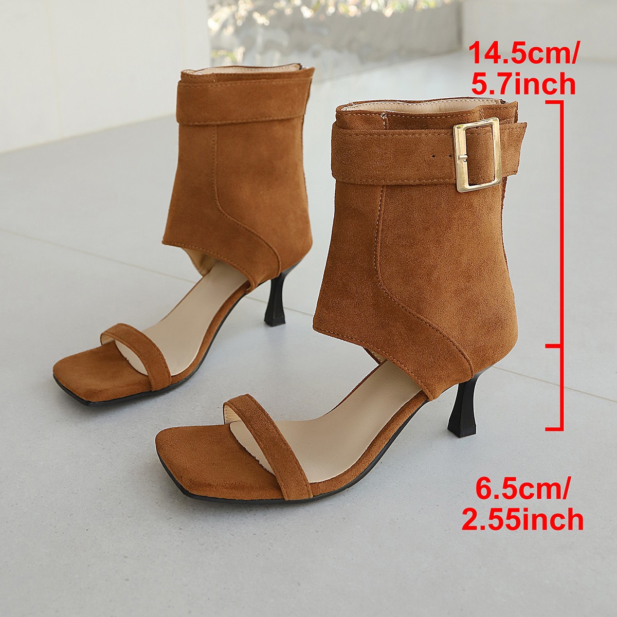Sandały na wysokim obcasie z o – Street Fashion Hot recenzja i cena
