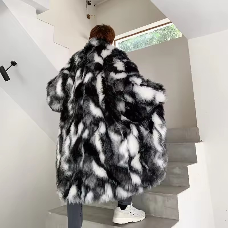 Zimowy płaszcz hip-hopowy z dł – Street Fashion Korean recenzja i cena