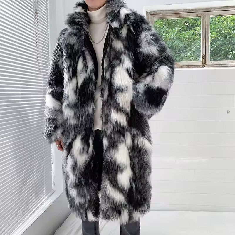 Zimowy płaszcz hip-hopowy z dł – Street Fashion Korean recenzja i cena