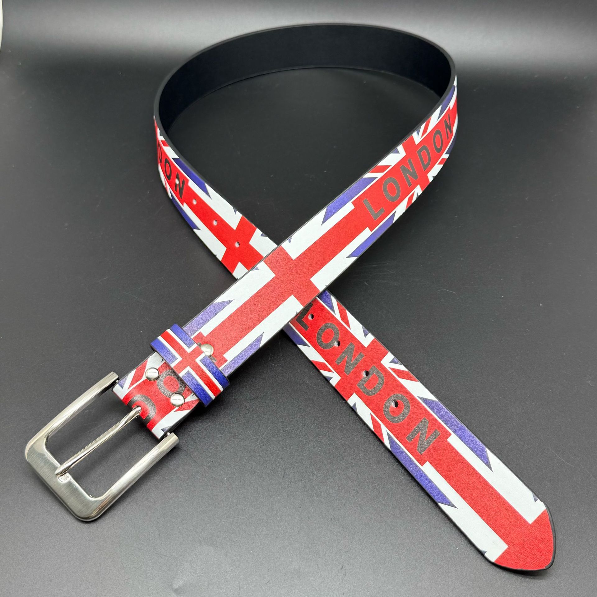 Amerykański pasek unisex z PU  – Street Fashion London recenzja i cena
