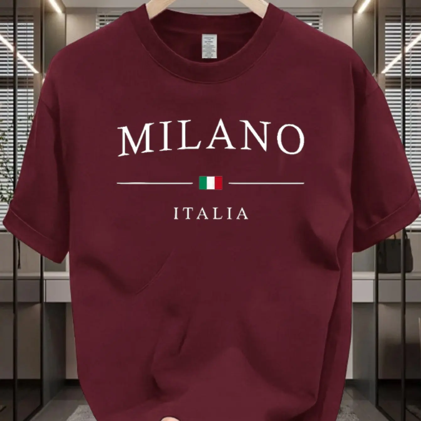 Męska koszulka Milan Italia, w – Street Fashion Milan recenzja i cena