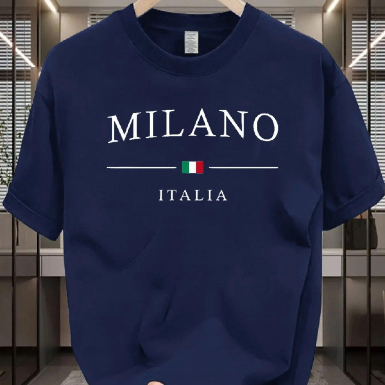 Męska koszulka Milan Italia, w – Street Fashion Milan recenzja i cena