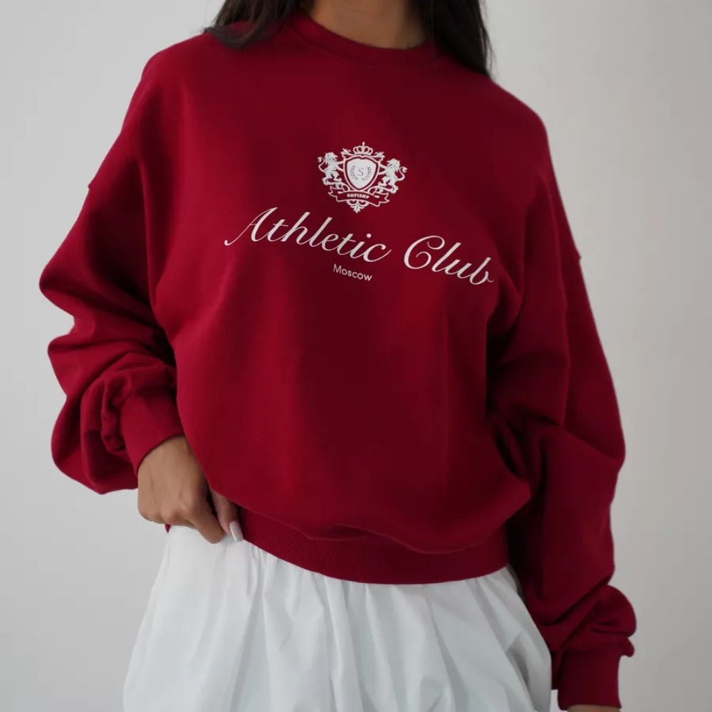 Bluza z herbem Klubu Atletyczn – Street Fashion Moscow recenzja i cena