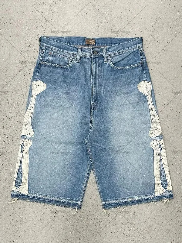Szorty jeansowe Deeptown Y2k V – Street Fashion Baggy recenzja i cena