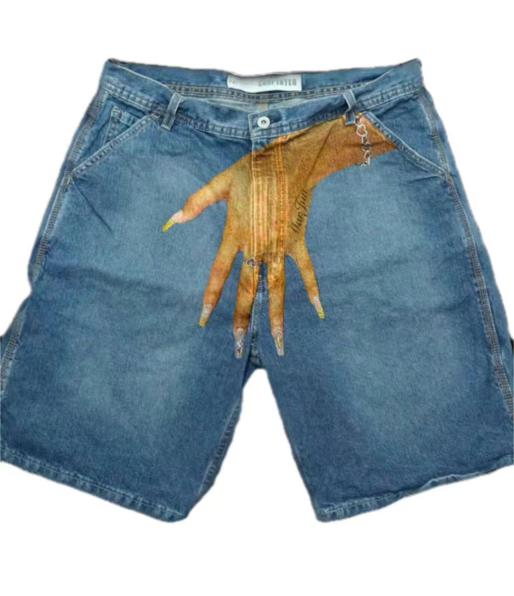 Szorty jeansowe Deeptown Y2k V – Street Fashion Baggy recenzja i cena