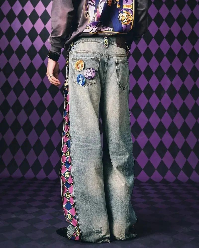Męski zestaw streetwearowy Y2K – Street Fashion Baggy recenzja i cena