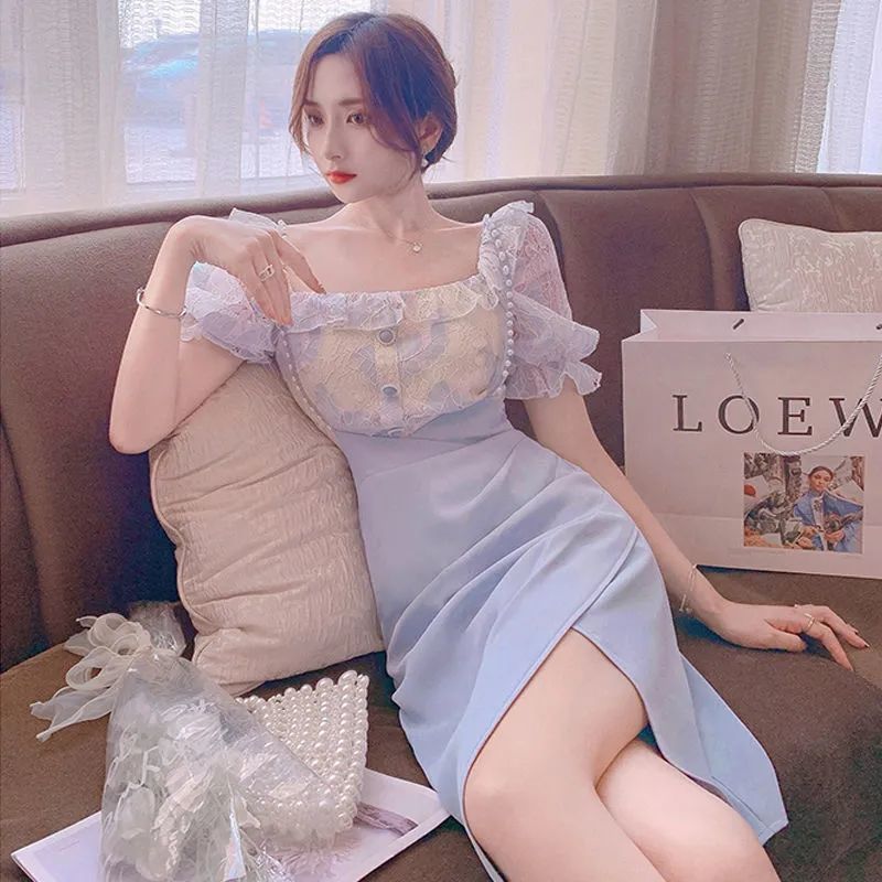 2 Pieces Sets for Women Lace D – Street Fashion Korean recenzja i cena