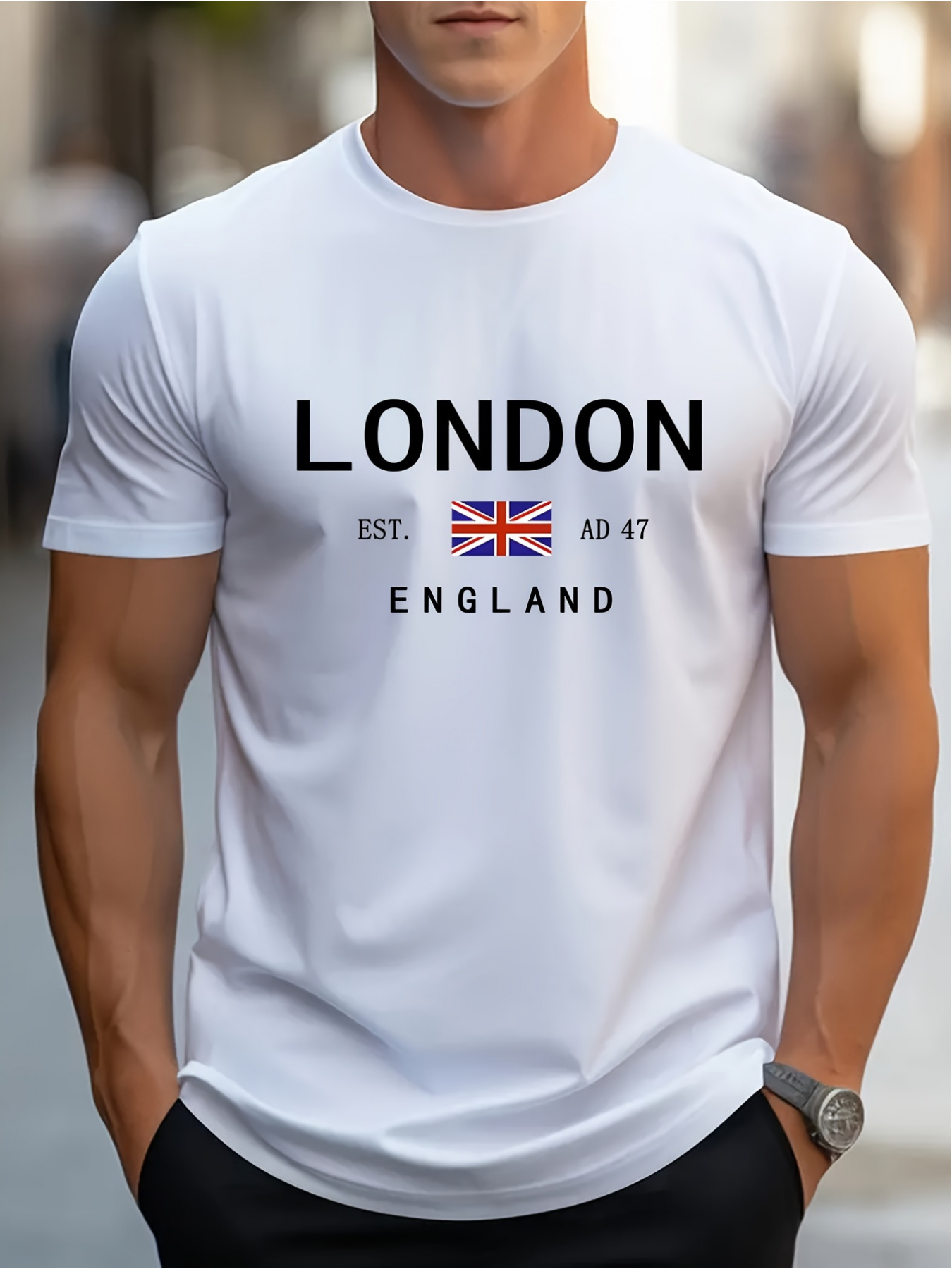 Londyn ANGLIA Nadruk Męska Dam – Street Fashion London recenzja i cena
