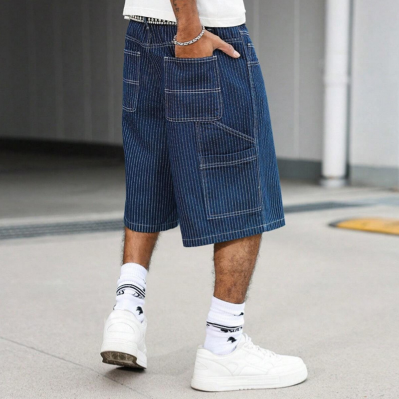 Męskie szorty dżinsowe w stylu – Street Fashion Baggy recenzja i cena